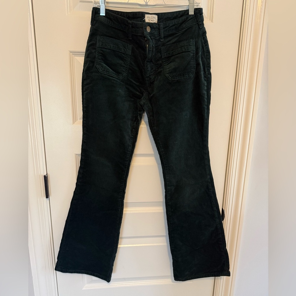 Pilcro Dark Green Corduroy Pants-Brand New